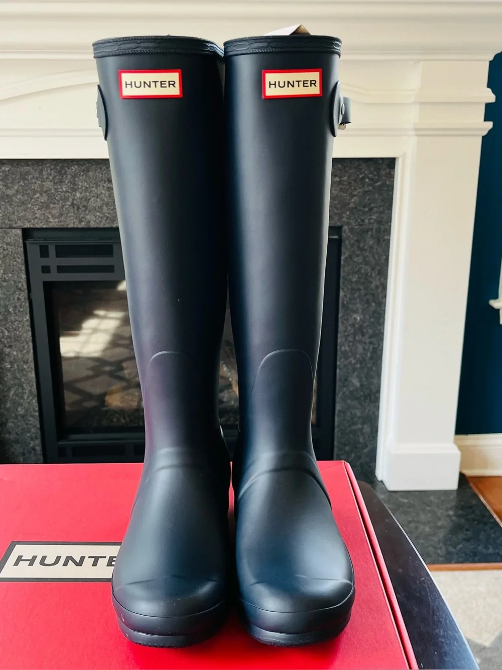 Hunter Original Tall Women's Rain Boots- Navy WFT1000RMA